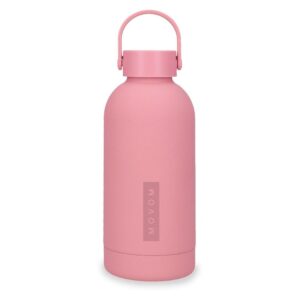 BOTELLA TERMICA ACERO 350ML MOVOM ALWAYS ON THE MOVE ROSA