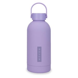 BOTELLA TERMICA ACERO 350ML MOVOM ALWAYS ON THE MOVE LILA