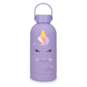 BOTELLA TERMICA ACERO 350ML MOVOM ENJOY UNICORN LILA