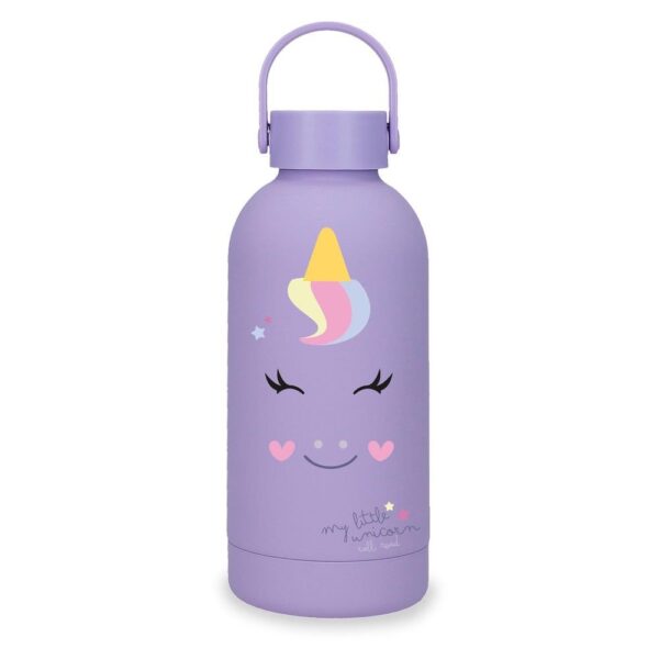 BOTELLA TERMICA ACERO 350ML MOVOM ENJOY UNICORN LILA