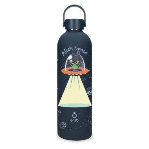 BOTELLA TERMICA ACERO 750ML ENSO MAGICAL SPACE NEGRO