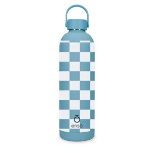 BOTELLA TERMICA ACERO 750ML ENSO MAGICAL SQUARES AZUL