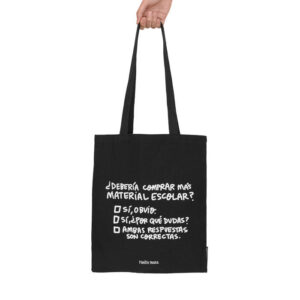 BOLSA DE TELA MATERIAL ESCOLAR