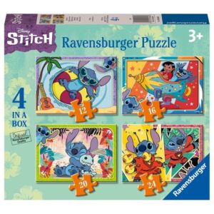 PUZZLE 4 EN 1 STITCH 10, 12, 14, 16 PIEZAS