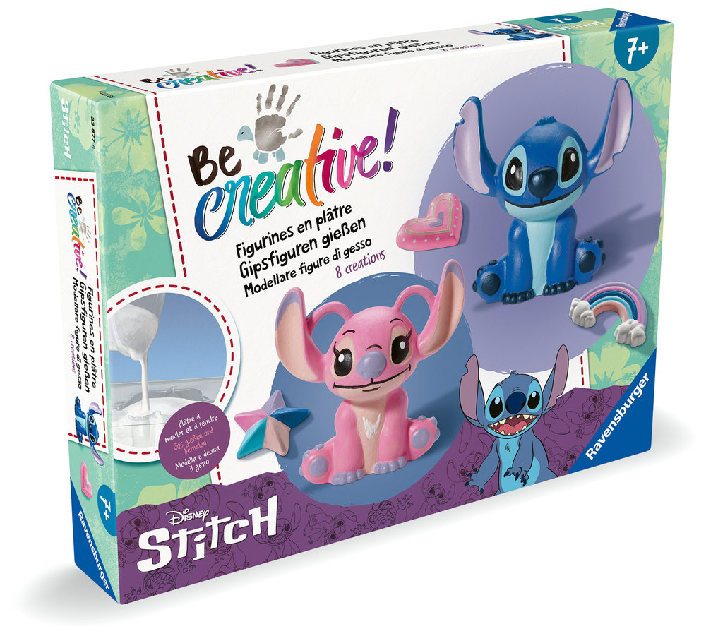 Stitch – Juego Be Creative Maxi Creaciones En Yeso Stitch
