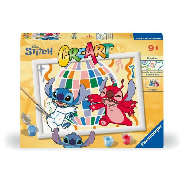 PINTAR POR NUMEROS CREART SERIE D STITCH & LEROY