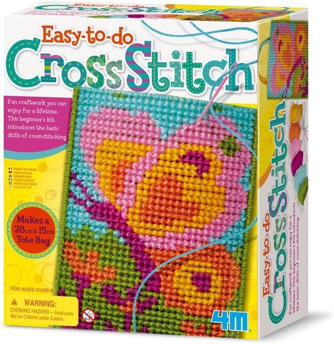 JUEGO 4M EASY TO DO CROSS STITCH COSTURA