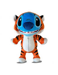 PELUCHE STITCH DISFRAZADO DEL TIGRE RAJAH 25CM