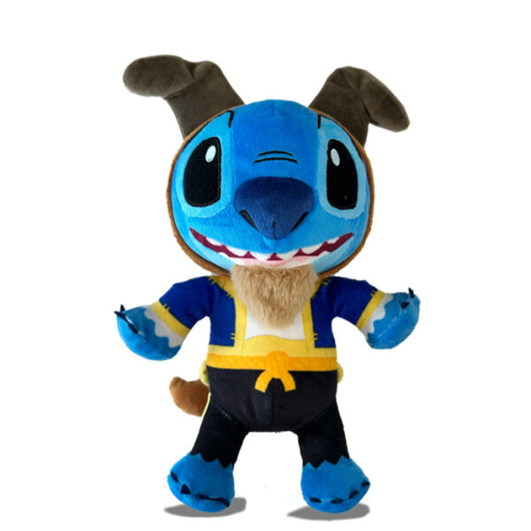 PELUCHE STITCH DISFRAZADO DE BESTIA 25CM