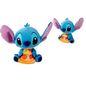 PELUCHE STITCH CON PIZZA, 25CM