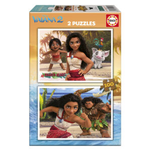PUZZLE 2X100 PIEZAS VAIANA 2