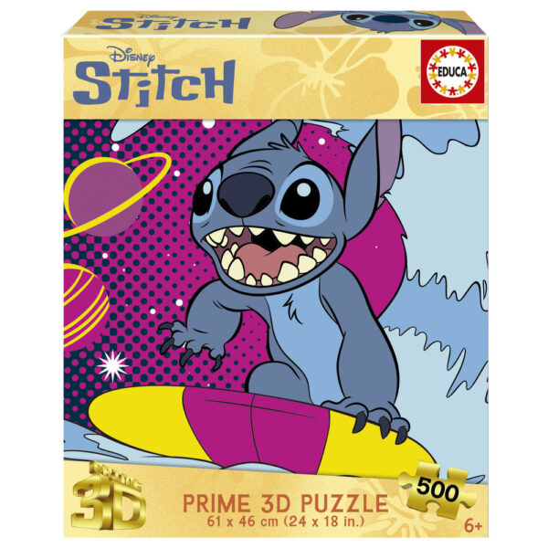 PUZZLE 500 PIEZAS STITCH 3D LENTICULAR