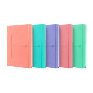 LIBRETA COSIDA OXFORD SIGNATURE A5 80H OP HORIZONTAL PASTEL