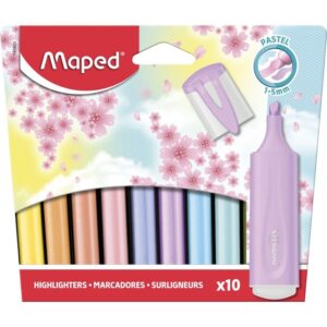 Marcador Maped Pastel 10 Colores Surtidos