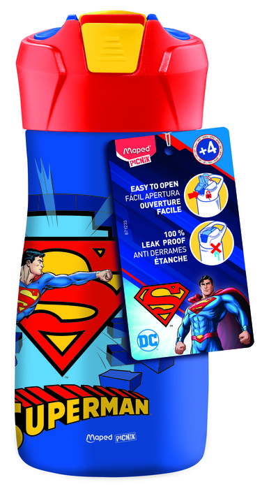 Botella Termica Acero Inoxidable 430Ml Superman