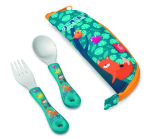 Set 2 Cubiertos Jungle Fever Con Estuche