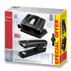 Set Maped Grapadora Y Taladro Essentials Metal