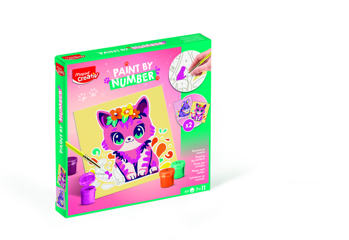 Pintar Por Numeros Gato/Conejo