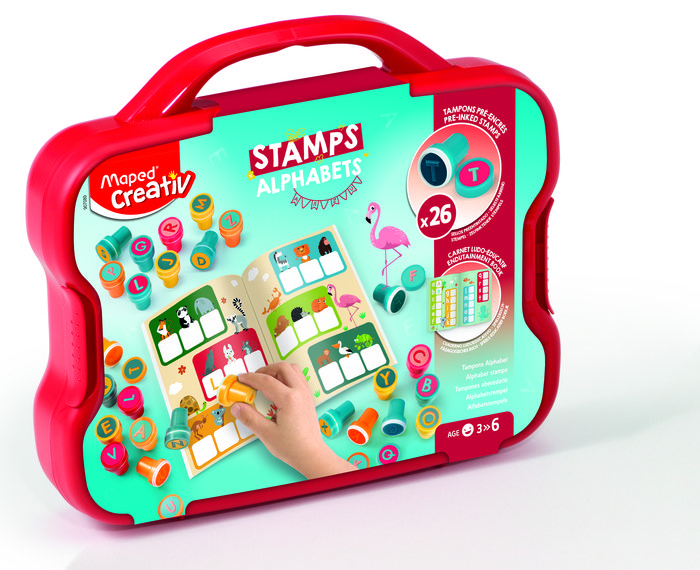 Maletin 26 Sellos Letras Surtidas