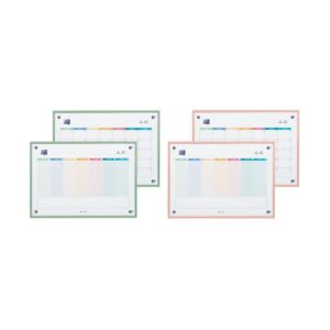 PLANNER OXFORD SEMANAL Y MENSUAL 2 COLORES + COMPLEMENTOS