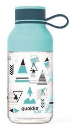 BOTELLA INFANTIL TRITAN CON ASA 430 ML INDIAN AZUL QUOKKA