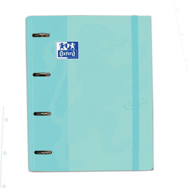 CARPEBLOC EUROPEANBINDER A4 CON RECAMBIO 5X5 ICE MINT PASTE