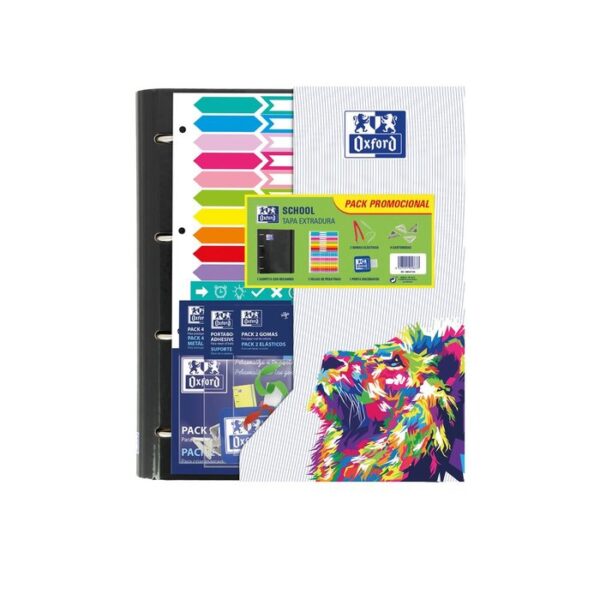 CARPETA EUROPEANBINDER OXFORD A4+ TE SCHOOL SURTIDOS