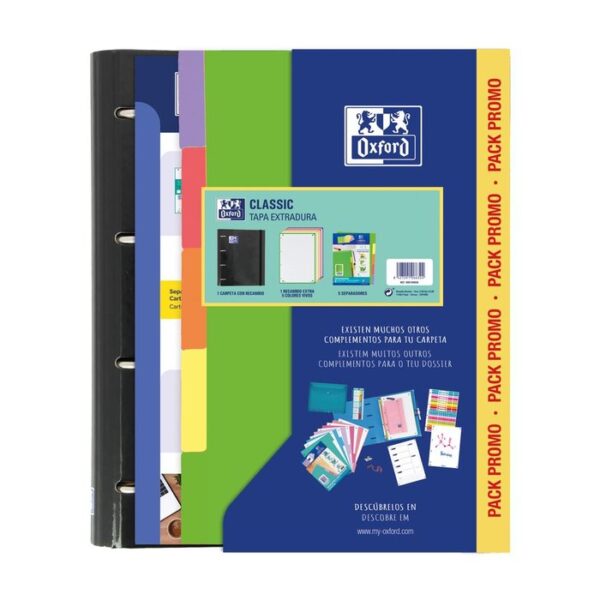 CARPEBLOC A4 CUADRO 5X5 80H SEPARADORES TAPA EXTRADURA