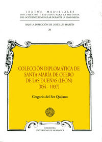 COLECCION DIPLOMATICA DEL MONASTERIO DE SANTA MARIA DE OTERO