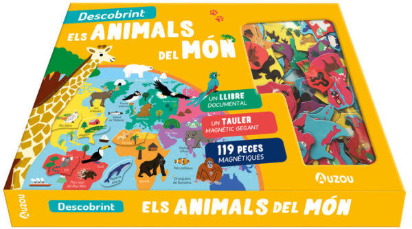 Descobrint els animals del mon tauler magnetic