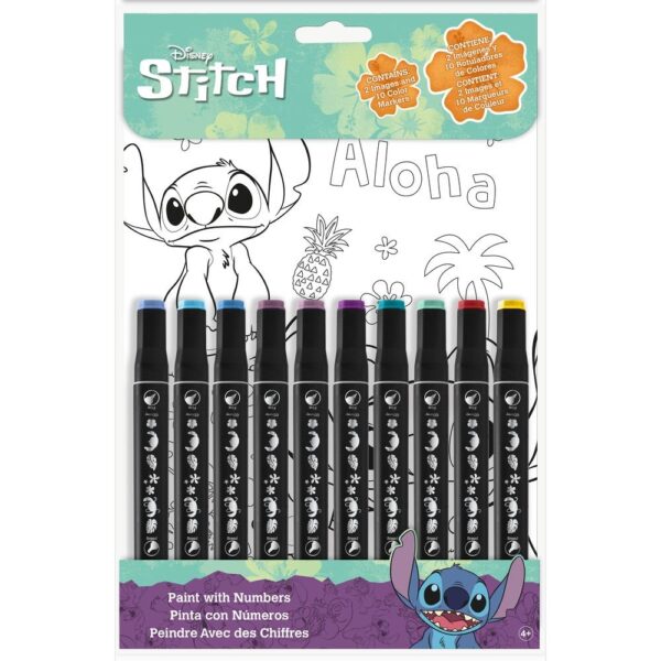 Stitch – Pinta Con Numeros Stitch Nueva Edicion