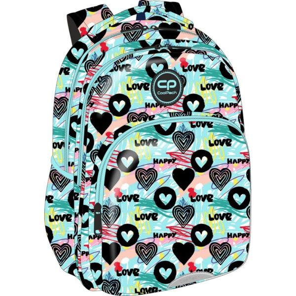 Mochila Escolar Doble Bibak In Love