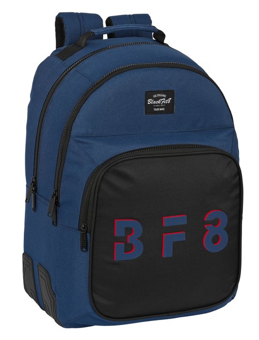 Mochila Doble Con Cantoneras Adapt Carro Blackfit8 Urban