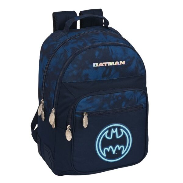 Mochila Doble Con Cantoneras Adapt Carro Batman Legendary