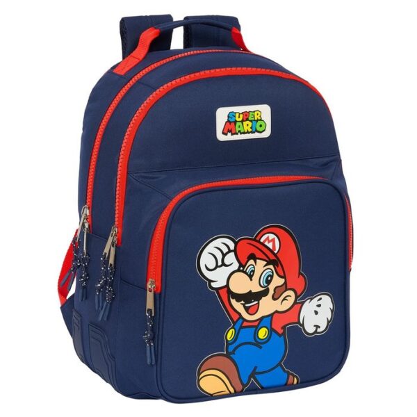 Mochila Doble Con Cantoneras Adapta Carro Super Mario World