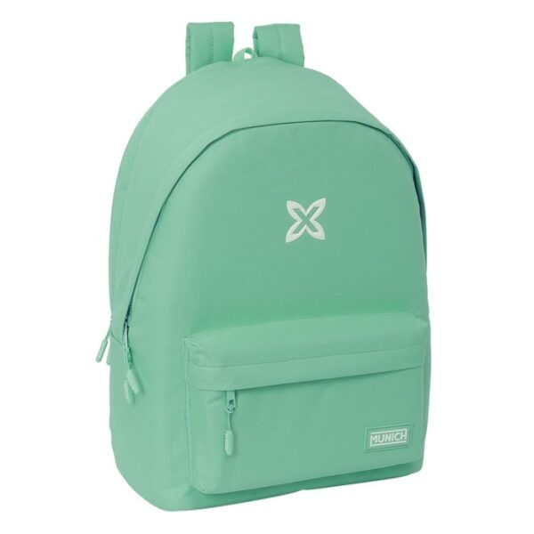 Mochila Doble Portatil 15 6usb Munich Basics Verde Menta