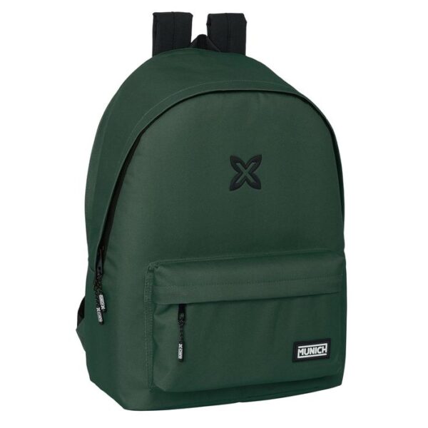 Mochila Doble Para Portatil 15 6usb Munich Basics Verde