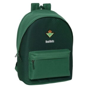 Mochila Doble Para Portatil 15 6usb Resiste Agua REAL Betis