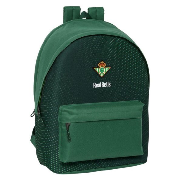 Mochila Doble Para Portatil 15 6usb Resiste Agua REAL Betis