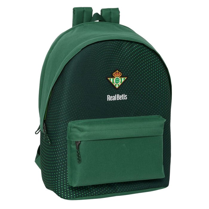 Mochila Doble Para Portatil 15 6usb Resiste Agua REAL Betis