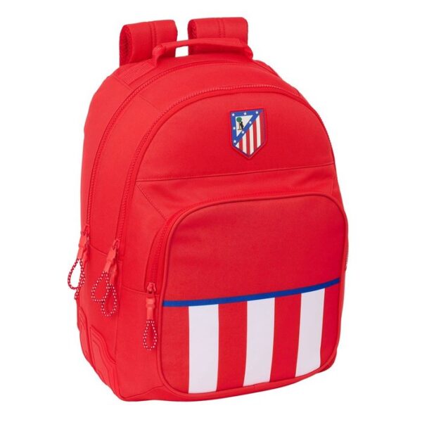 Mochila Doble Cantoneras Adaptable Carro Atletico De MADRID