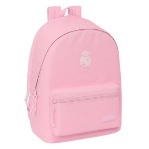 Mochila Portatil 15 6usb REAL MADRID Rosa Pastel