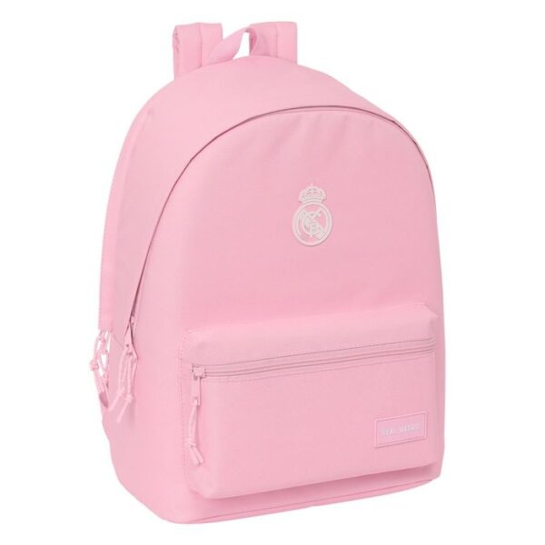 Mochila Portatil 15 6usb REAL MADRID Rosa Pastel