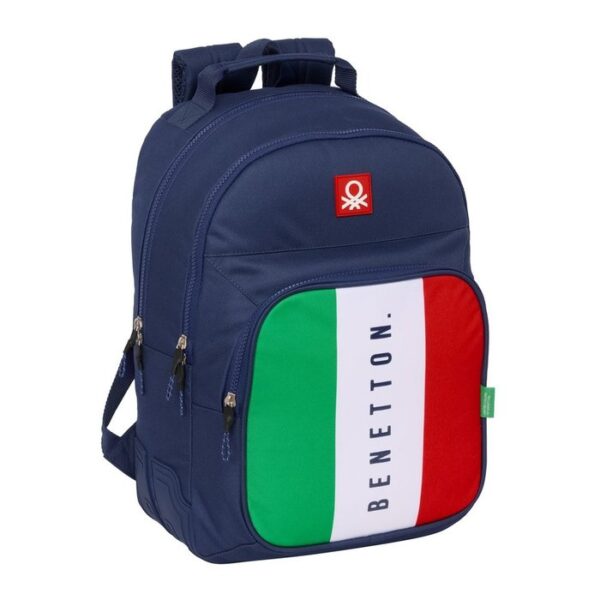 Mochila Doble Con Cantoneras Adaptable A Carro Benetton Flag