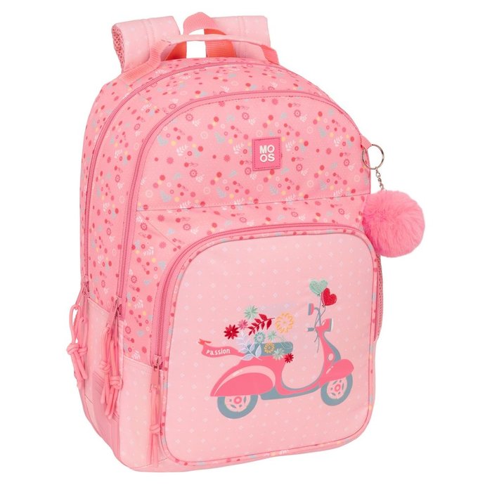 Mochila Doble Con Cantoneras Adaptable A Carro Moos Passion