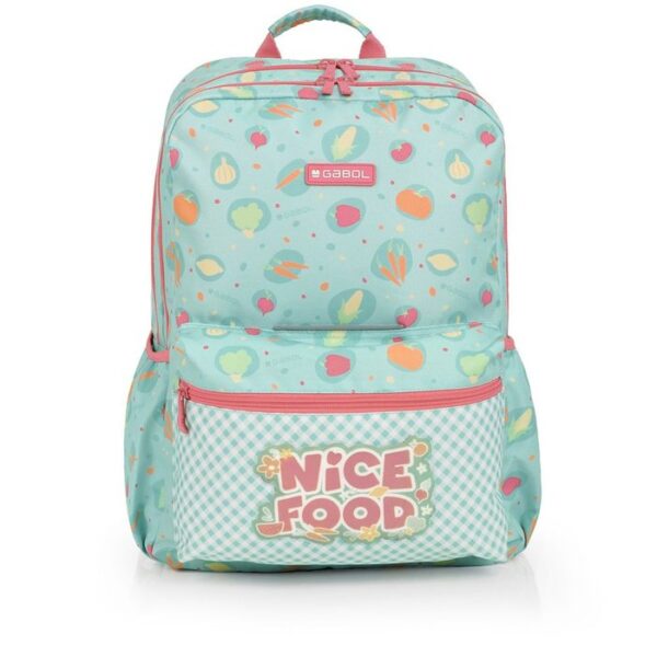 Mochila Doble Adaptable A Carro Picnic Verde Menta