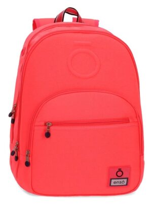 Mochila Doble Compartimento Adaptable Enso Basic Coral