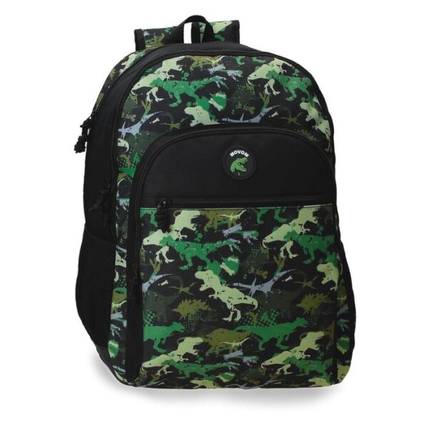 Mochila Escolar Doble Movom Raptors Adaptable A Carro