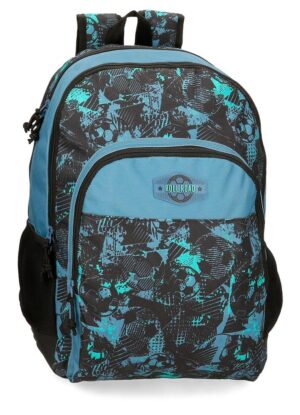 Mochila Escolar Doble Roll Road Soccer Adapt A Carro 44cm