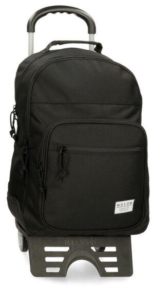 Mochila Doble Movom Always On Move Con Carro Negro 44cm